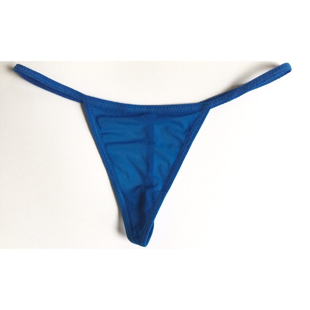 VALENTINE'S PICK 🍎 Blue Mesh G-String
